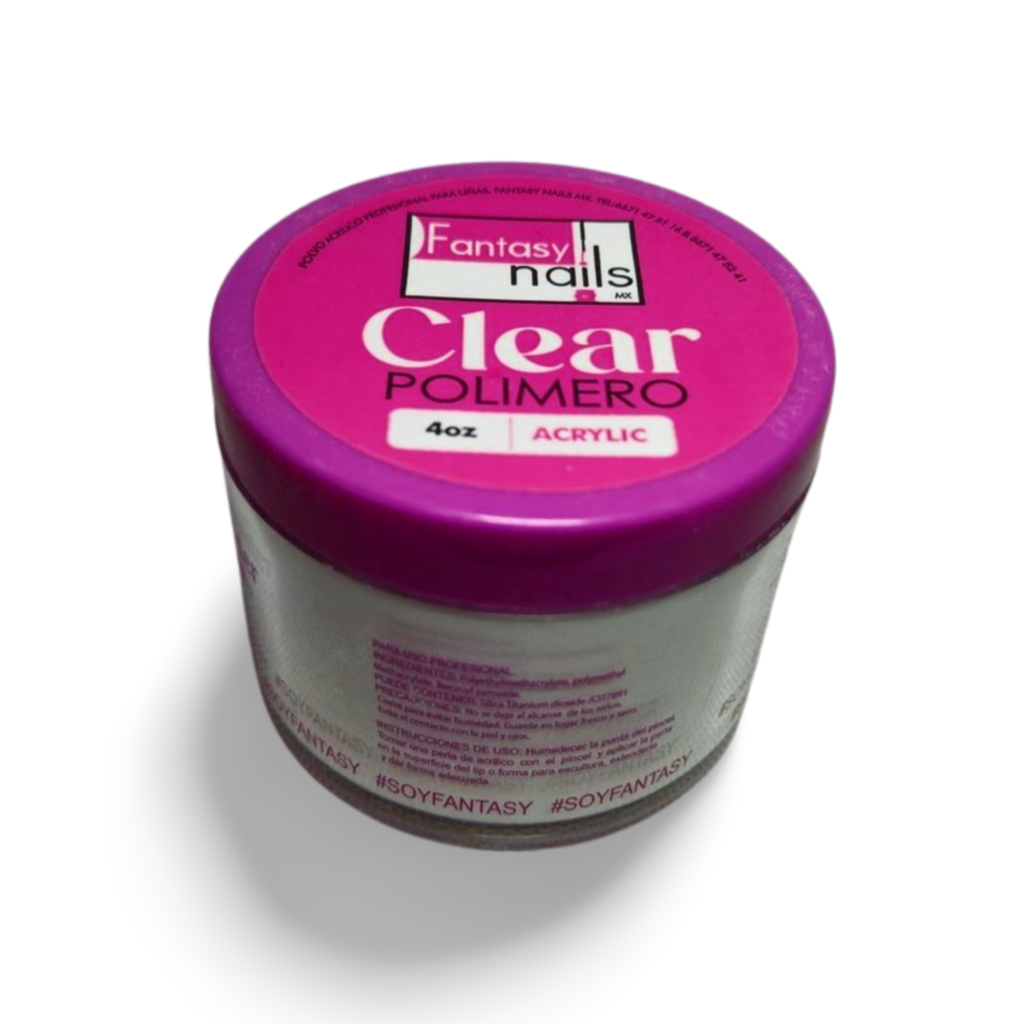 Acrilico 4 Oz Cristal