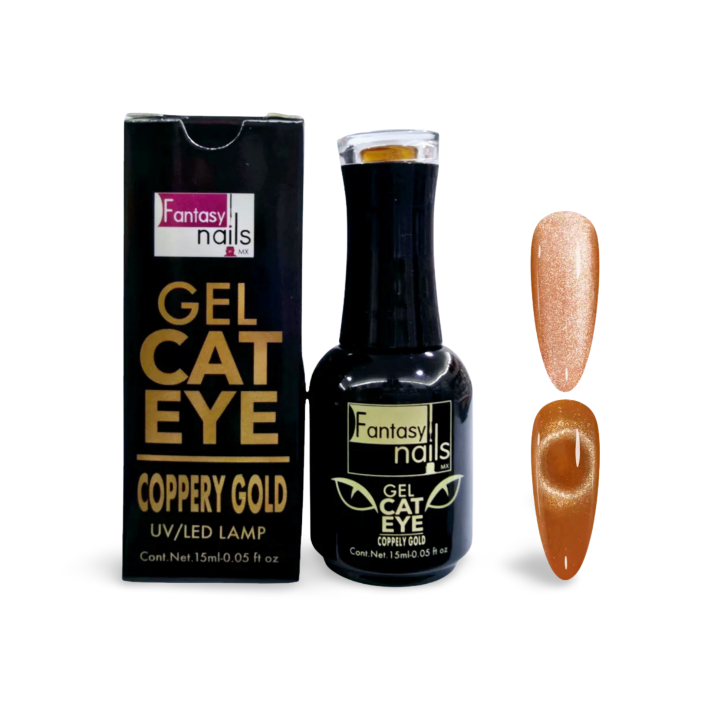 Cat Eye Coppery Gold