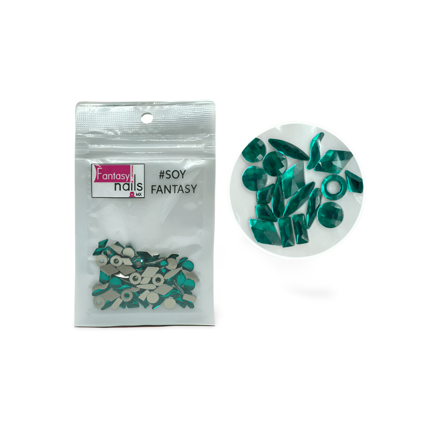 Cristal Figuras Esmeralda