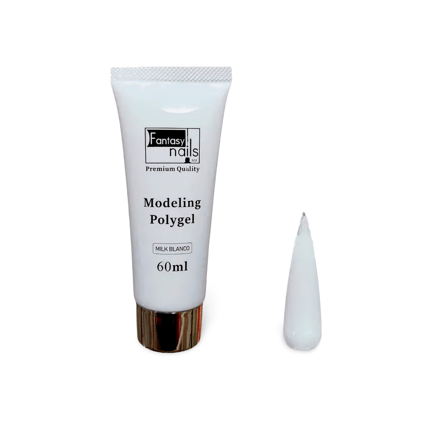 Modeling Polygel Milk Blanco